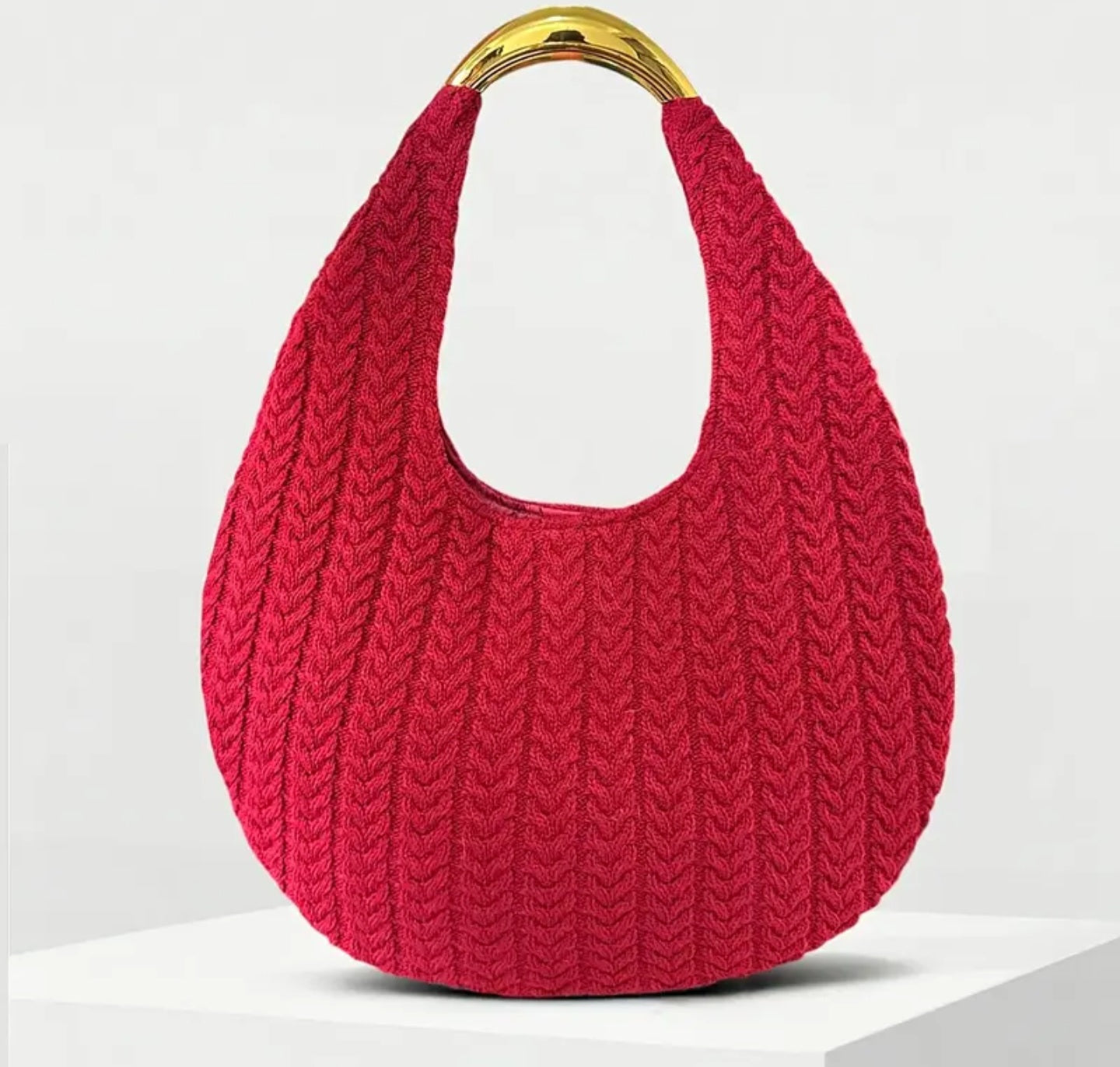 Knitted Shoulder Strap Bag