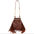 Chic Fringe Chain Bucket Bag