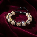 Crystal Studded Stainless Steel Bracelet