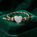 Heart Multi-Color Rope Wire Bracelet